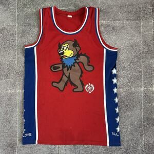Men's Vintage Y2K Colorado Buffaloes X Grateful Dead Chip Basketball Jersey Sz L
